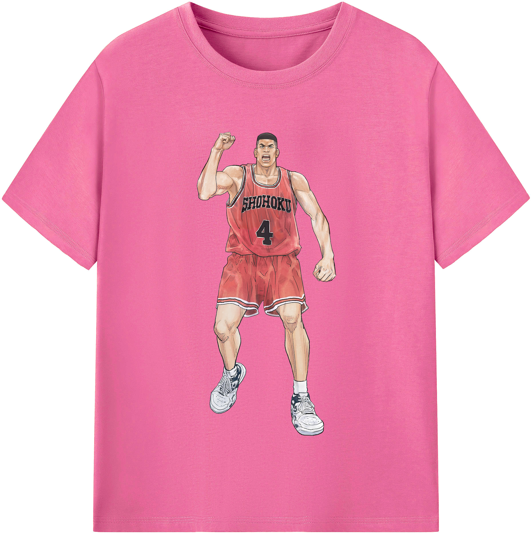 （画像用） SLAM DUNK／スラムダンク レディースカジュアルプリントTシャツ（綿100％）